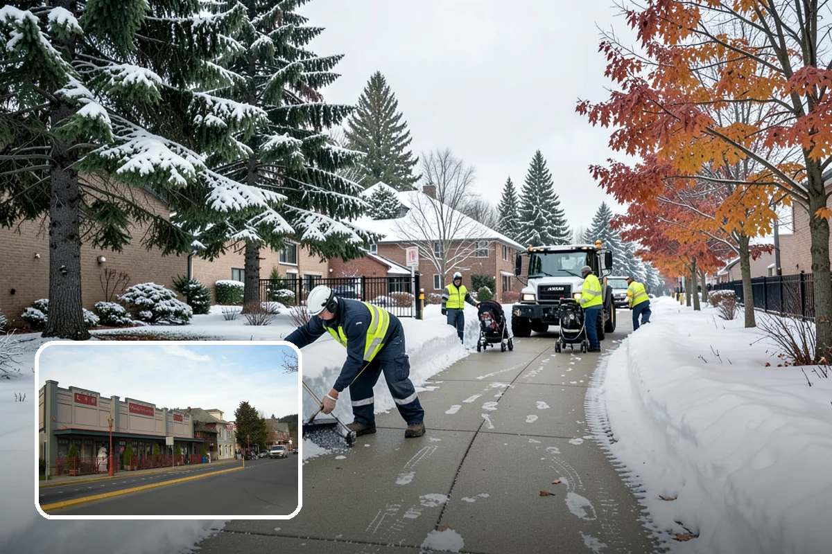 Townhome Snow Removal in Issaquah, King County, WA - Coordinates clearing across shared driveways and entries