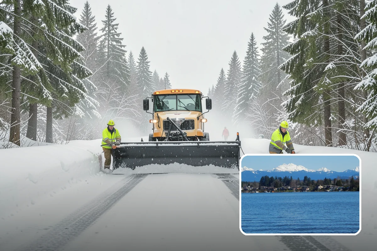 Townhome Snow Removal in Lake Stevens, Snohomish County, WA - Coordinates clearing across shared driveways and entries