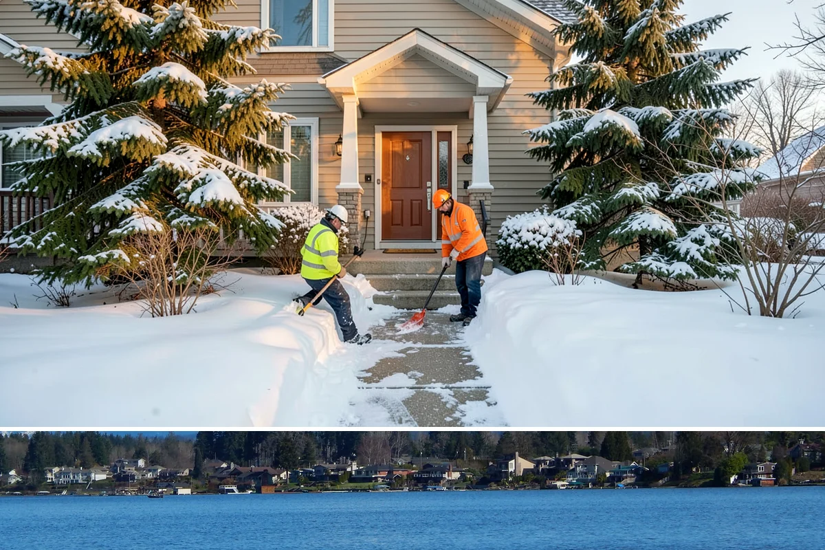 Townhome Snow Removal in Lake Stevens, Snohomish County, WA - Townhome clusters need prompt clearing with each lowland snowfall and follow-up treatment through the freeze-thaw days that...