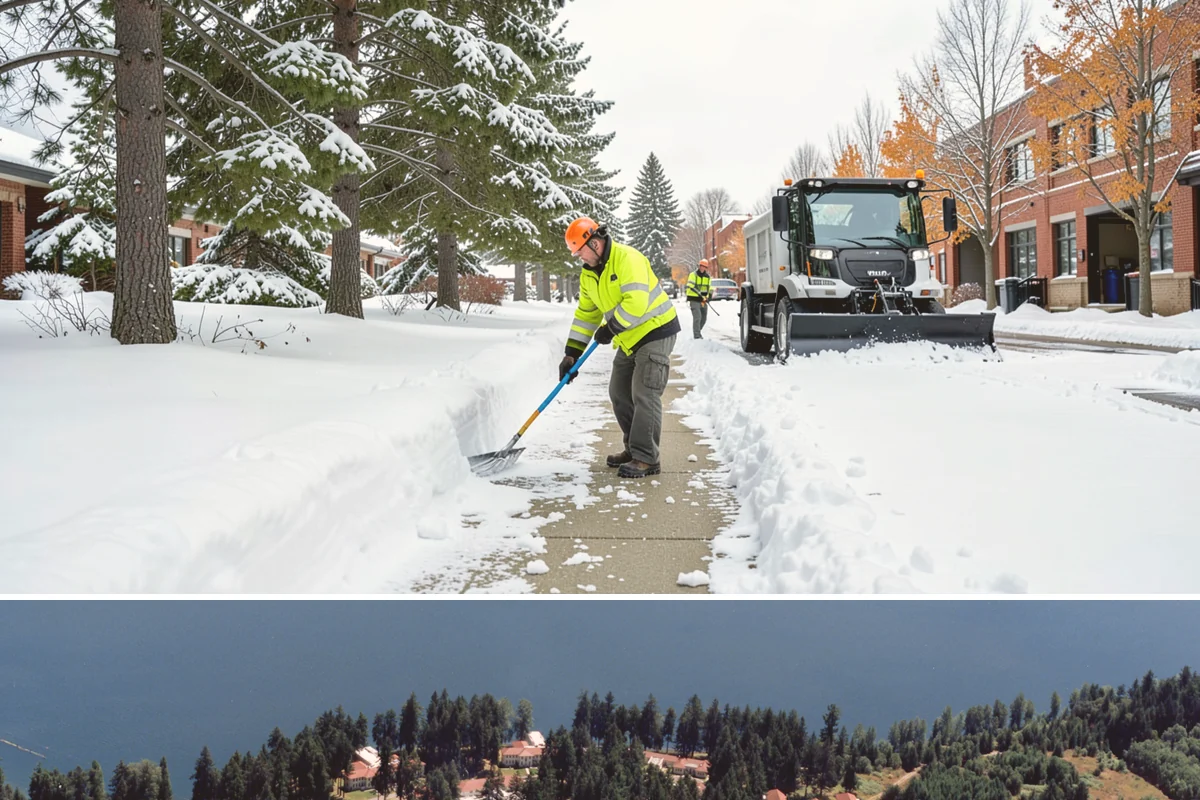 Townhome Snow Removal in Lakewood, Pierce County, WA - Townhome clusters need prompt clearing with each lowland snowfall and follow-up treatment through the freeze-thaw days that...