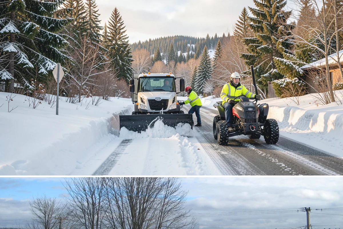 Townhome Snow Removal in Langley, Island County, WA - Townhome clusters need prompt clearing with each lowland snowfall and follow-up treatment through the freeze-thaw days that...