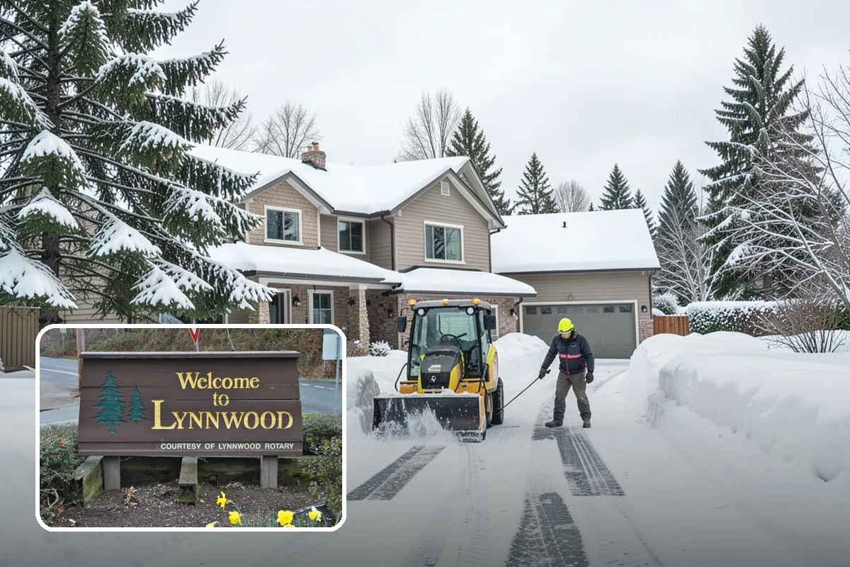 Townhome Snow Removal in Lynnwood, Snohomish County, WA - Coordinates clearing across shared driveways and entries