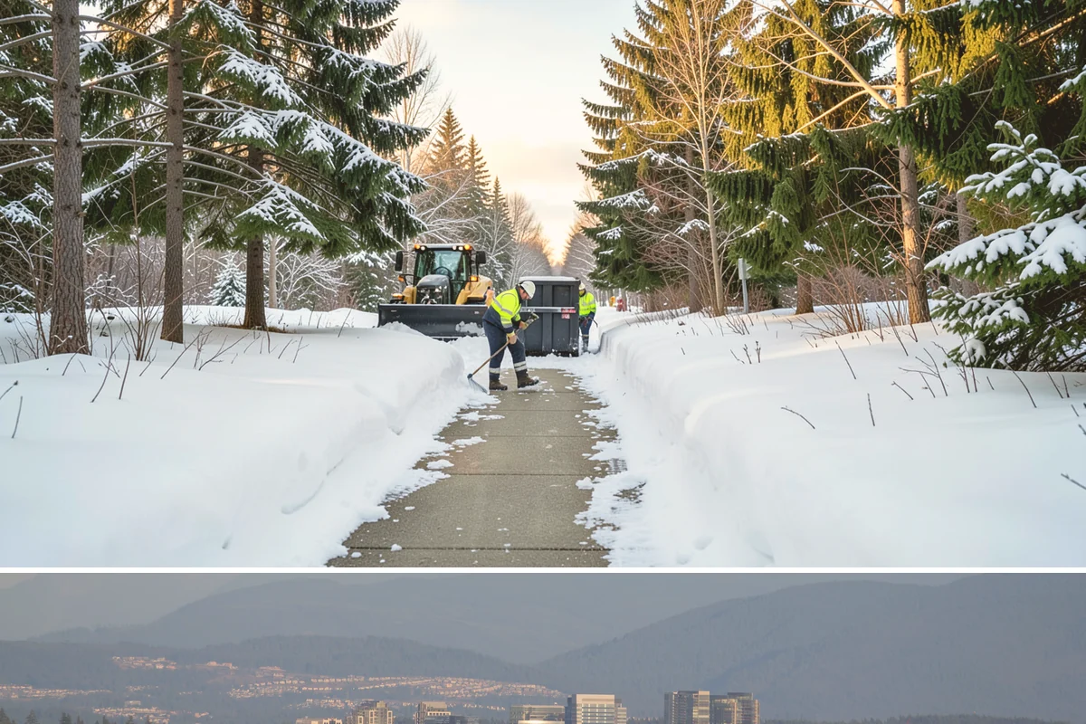 Townhome Snow Removal in Medina, King County, WA - Townhome clusters need prompt clearing with each lowland snowfall and follow-up treatment through the freeze-thaw days that...