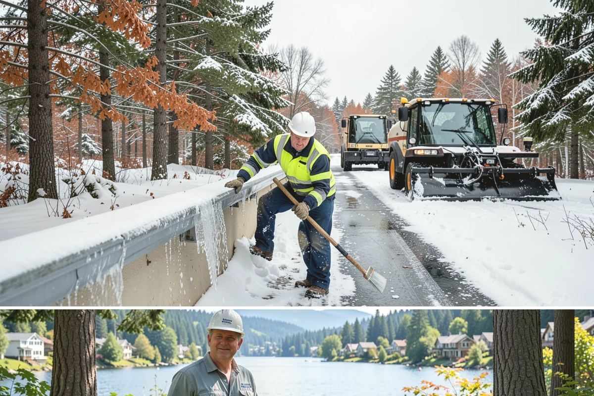 Townhome Snow Removal in Milton, King County, WA - Townhome clusters need prompt clearing with each lowland snowfall and follow-up treatment through the freeze-thaw days that...