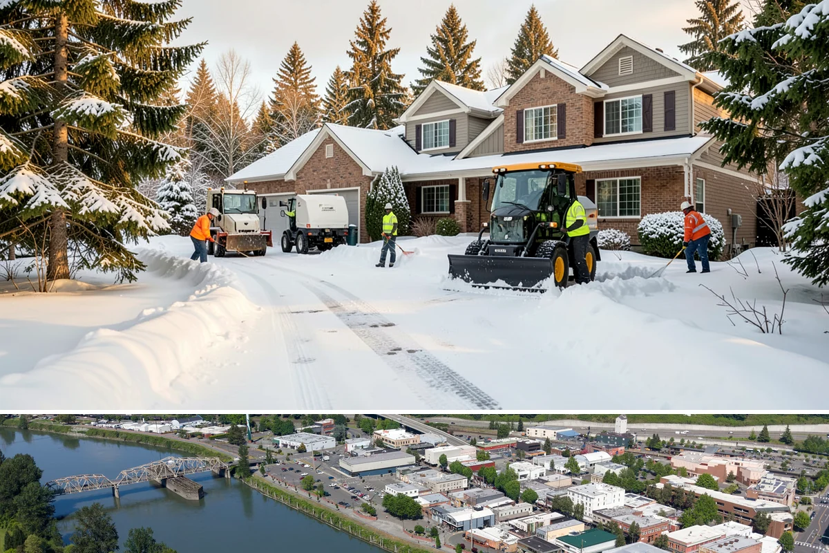 Townhome Snow Removal in Mount Vernon, Skagit County, WA - Townhome clusters need prompt clearing with each lowland snowfall and follow-up treatment through the freeze-thaw days that...