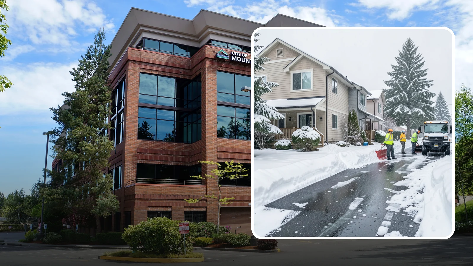 Townhome Snow Removal in Mountlake Terrace, Snohomish County, WA - We clear driveways, shared entries, and walkways for Western Washington townhomes where tight lots and shared access demand...
