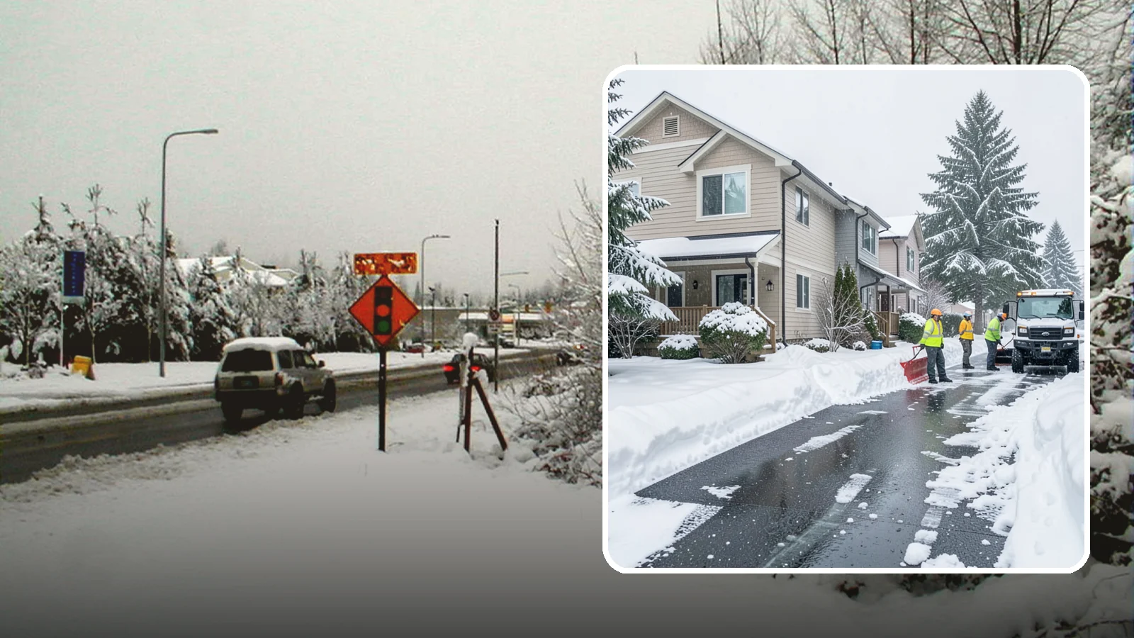 Townhome Snow Removal in Newcastle, King County, WA - We clear driveways, shared entries, and walkways for Western Washington townhomes where tight lots and shared access demand...