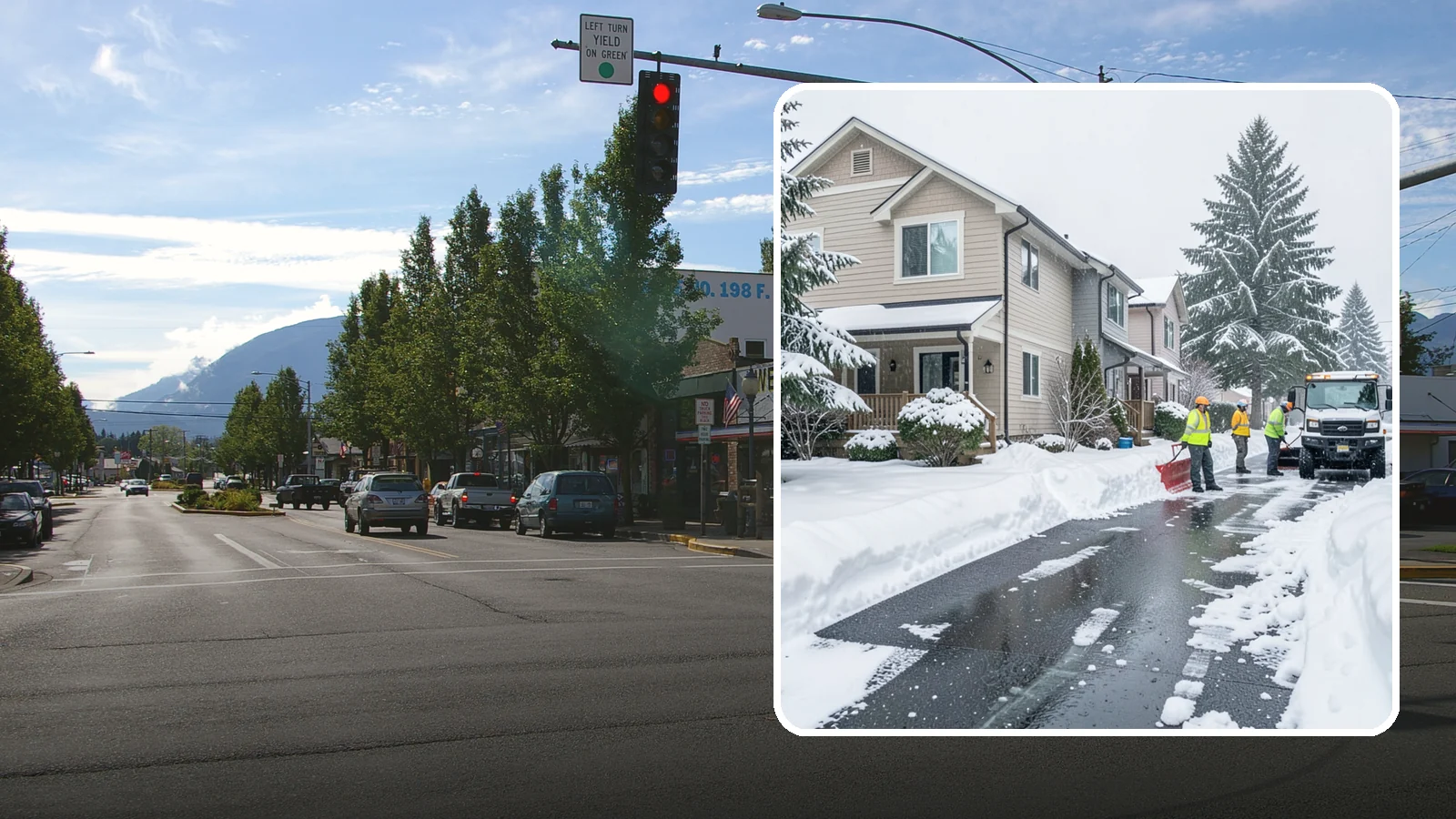 Townhome Snow Removal in North Bend, King County, WA - We clear driveways, shared entries, and walkways for Western Washington townhomes where tight lots and shared access demand...