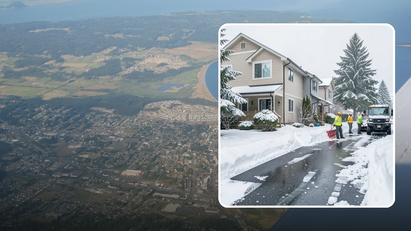 Townhome Snow Removal in Oak Harbor, Island County, WA - We clear driveways, shared entries, and walkways for Western Washington townhomes where tight lots and shared access demand...