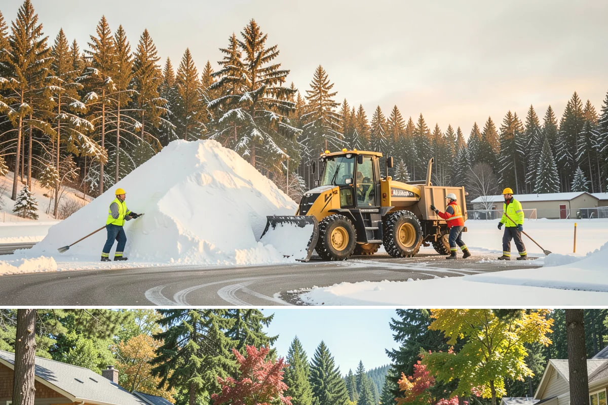 Townhome Snow Removal in Orting, Pierce County, WA - Townhome clusters need prompt clearing with each lowland snowfall and follow-up treatment through the freeze-thaw days that...