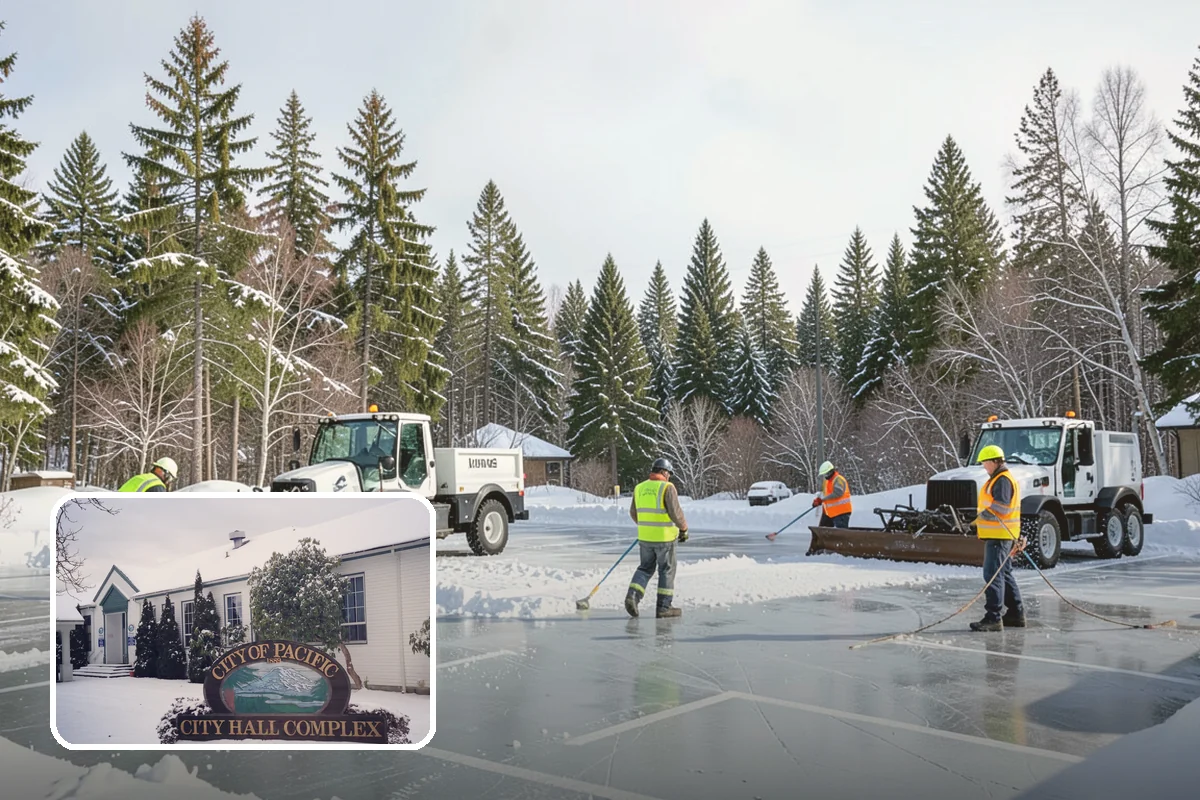 Townhome Snow Removal in Pacific, King County, WA - Coordinates clearing across shared driveways and entries