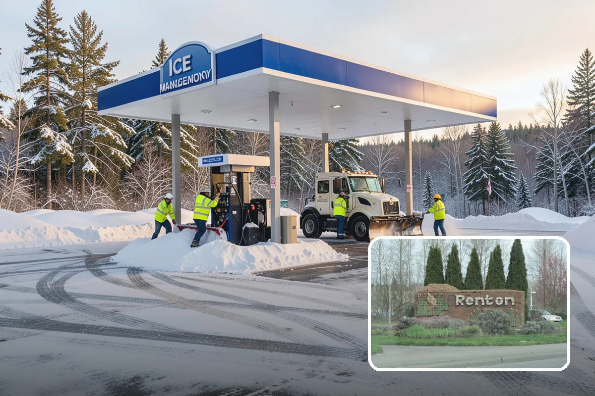 Townhome Snow Removal in Renton, King County, WA - Coordinates clearing across shared driveways and entries
