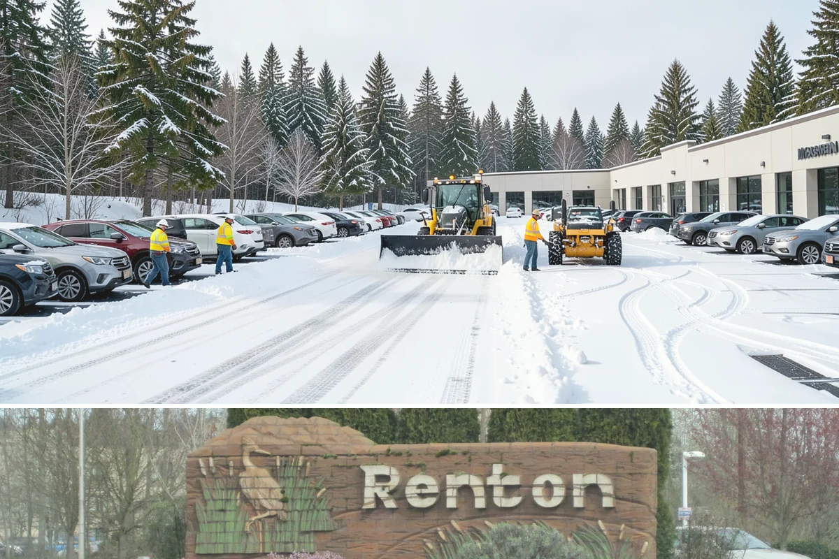 Townhome Snow Removal in Renton, King County, WA - Townhome clusters need prompt clearing with each lowland snowfall and follow-up treatment through the freeze-thaw days that...
