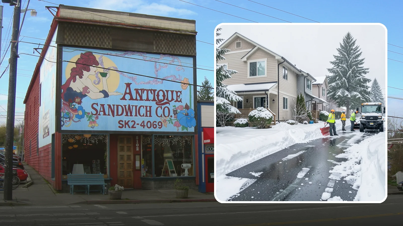 Townhome Snow Removal in Ruston, Pierce County, WA - We clear driveways, shared entries, and walkways for Western Washington townhomes where tight lots and shared access demand...