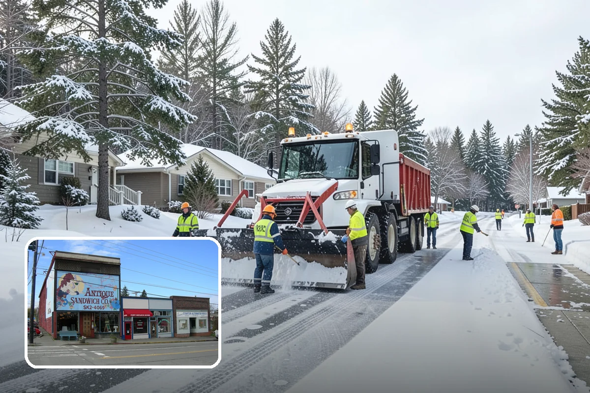 Townhome Snow Removal in Ruston, Pierce County, WA - Coordinates clearing across shared driveways and entries
