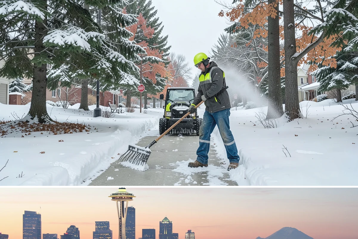 Townhome Snow Removal in Seattle, King County, WA - Townhome clusters need prompt clearing with each lowland snowfall and follow-up treatment through the freeze-thaw days that...