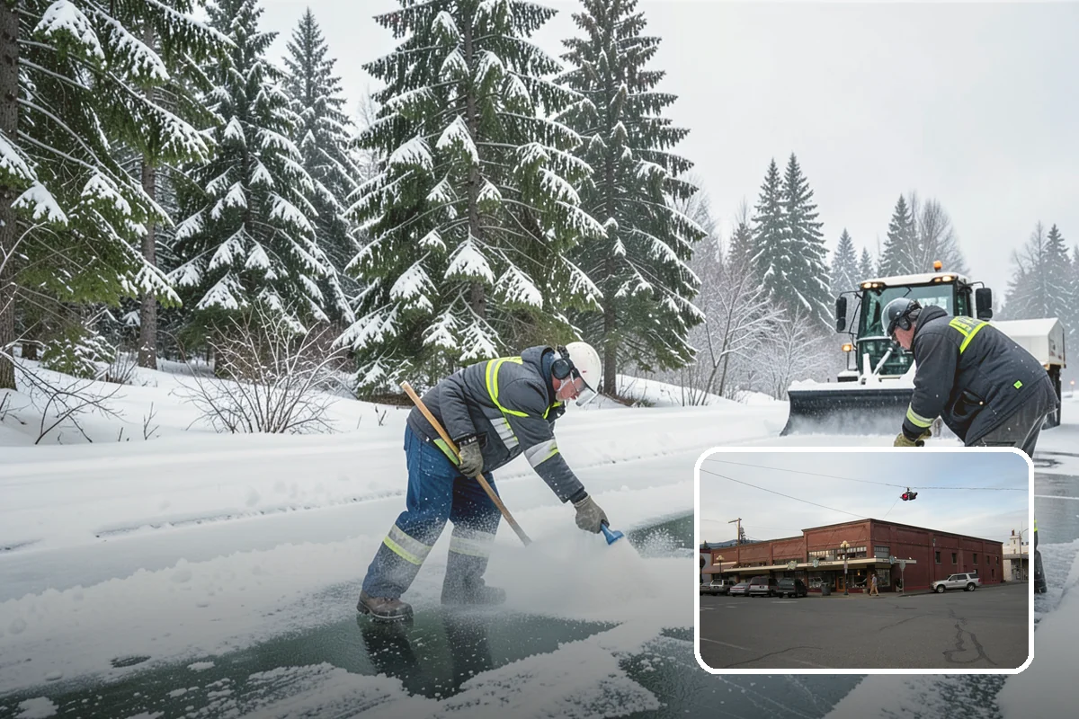 Townhome Snow Removal in Sedro-Woolley, Skagit County, WA - Coordinates clearing across shared driveways and entries
