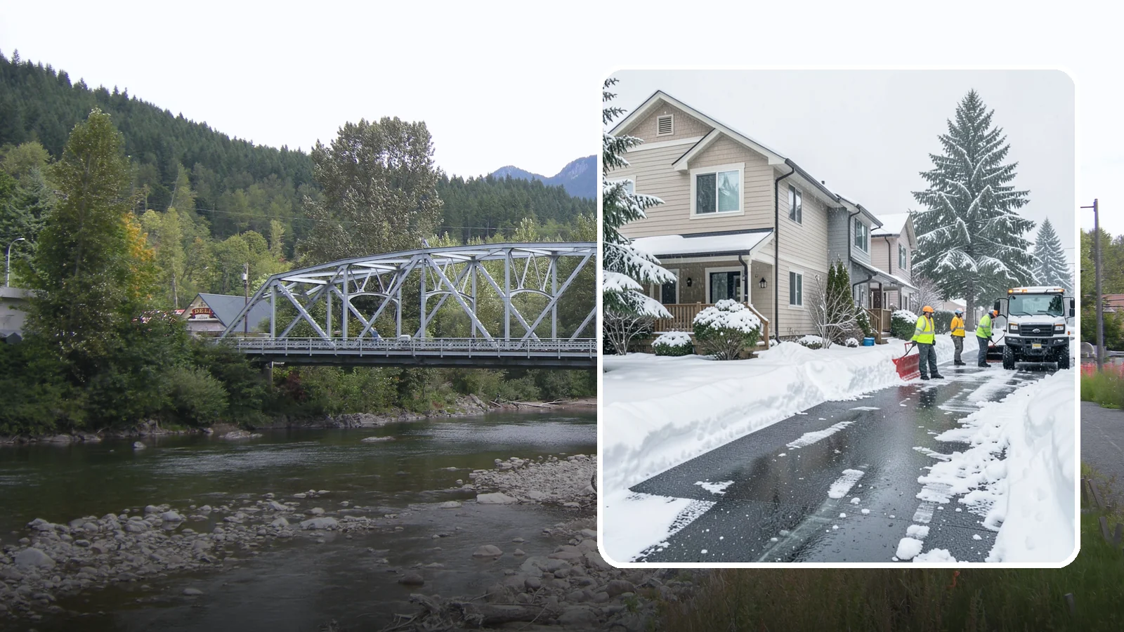 Townhome Snow Removal in Skykomish, King County, WA - We clear driveways, shared entries, and walkways for Western Washington townhomes where tight lots and shared access demand...