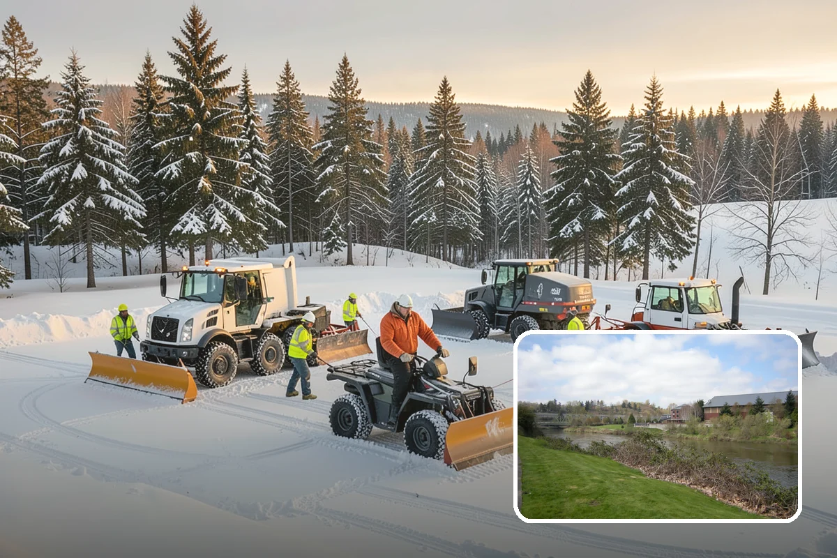Townhome Snow Removal in Tukwila, King County, WA - Coordinates clearing across shared driveways and entries