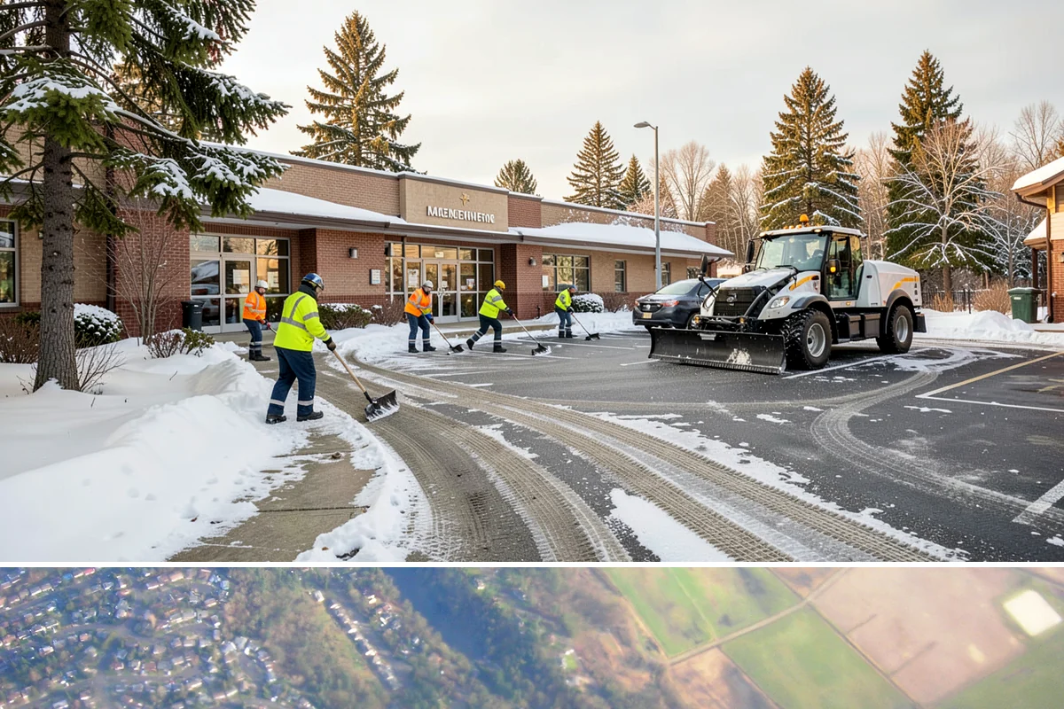 Traction Control Treatment in Algona, King County, WA - Traction control treatment runs throughout winter, with peak demand during freeze-thaw mornings from December to February.