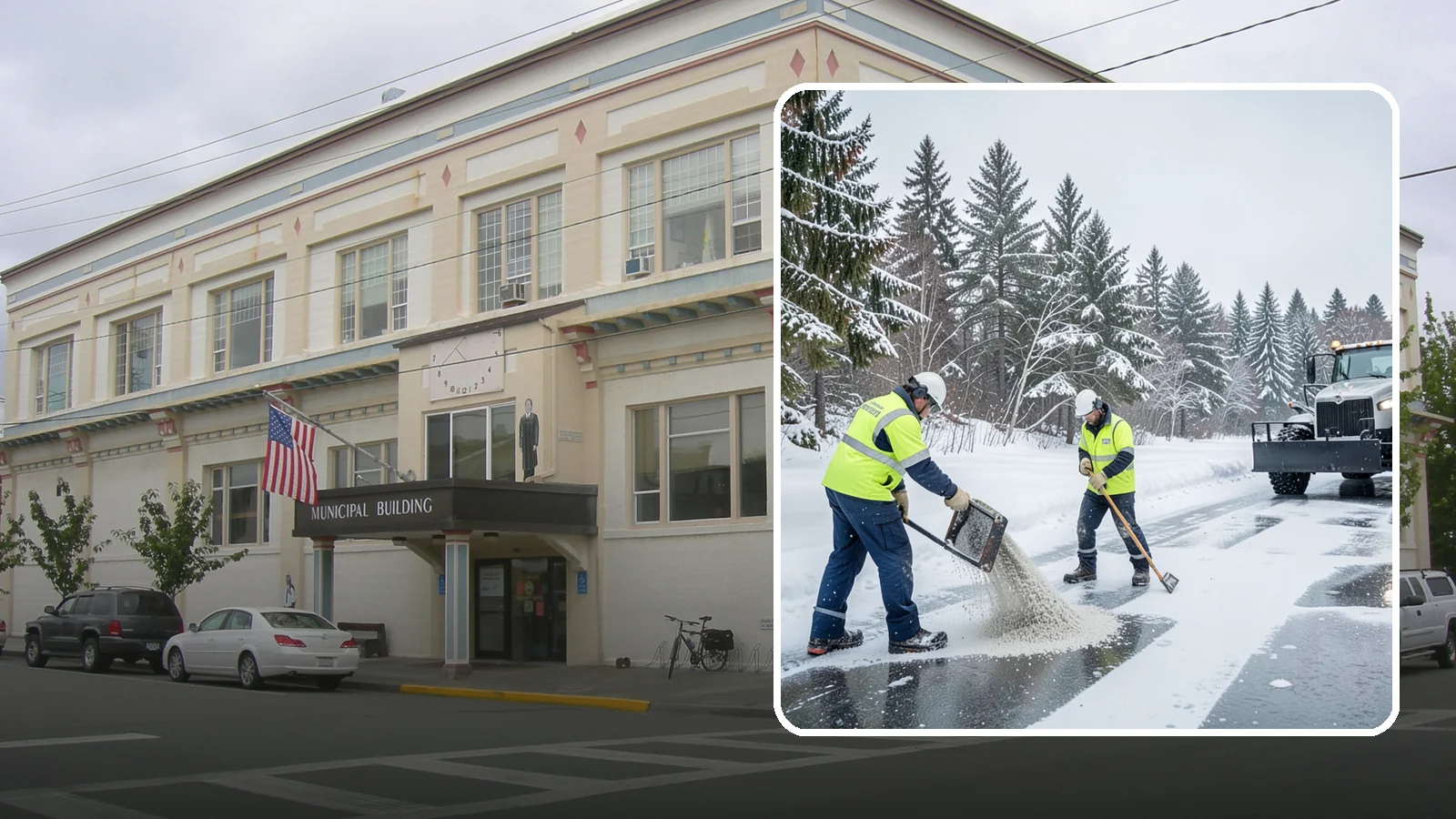 Traction Control Treatment in Anacortes, Skagit County, WA - Traction control treatment combines abrasives and targeted deicer to keep high-risk walking and driving surfaces safe underfoot.