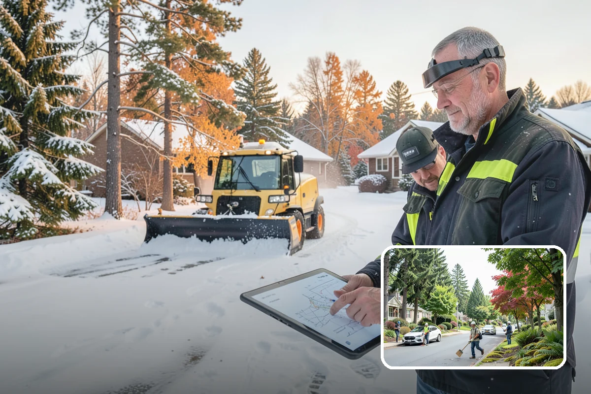 Traction Control Treatment in Beaux Arts Village, King County, WA - Combines instant abrasive grip with gradual chemical melting