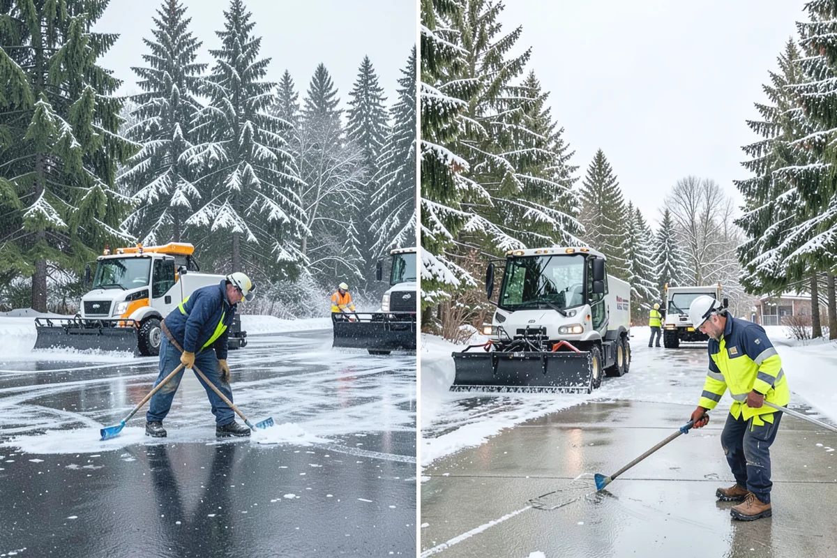Traction Control Treatment in Beaux Arts Village, King County, WA - Identify the highest-risk pedestrian and vehicle routes
