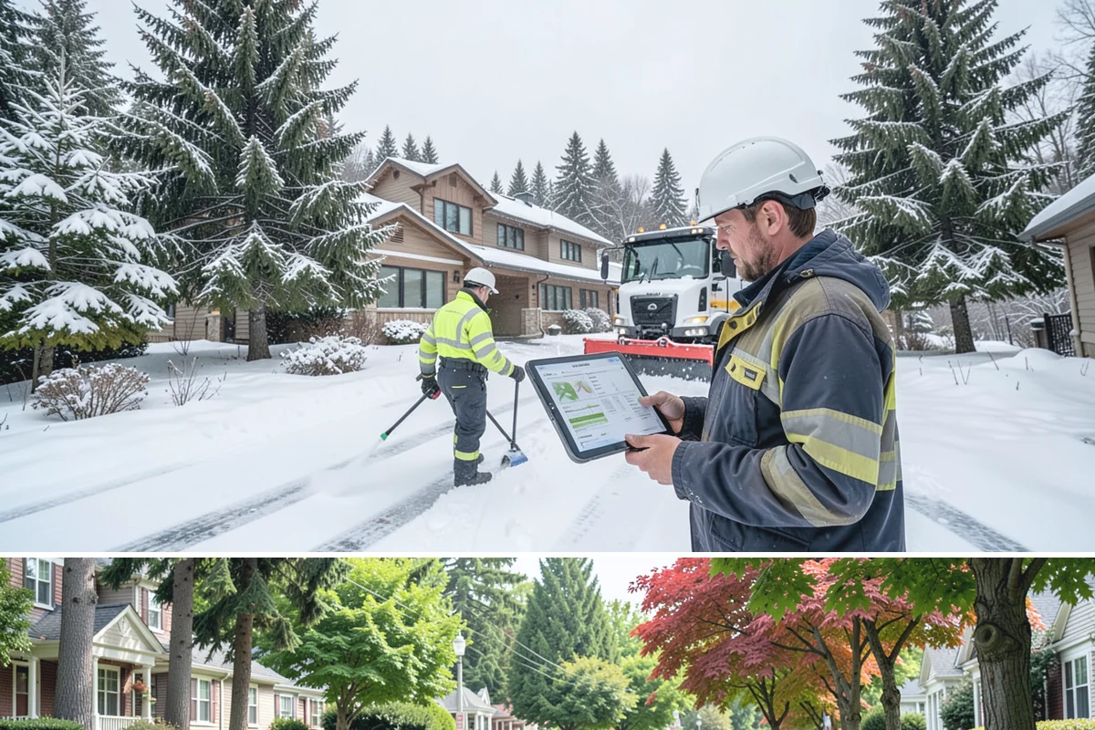 Traction Control Treatment in Beaux Arts Village, King County, WA - Traction control treatment runs throughout winter, with peak demand during freeze-thaw mornings from December to February.