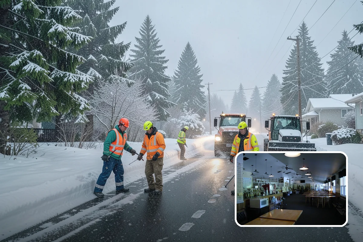 Traction Control Treatment in Black Diamond, King County, WA - Combines instant abrasive grip with gradual chemical melting