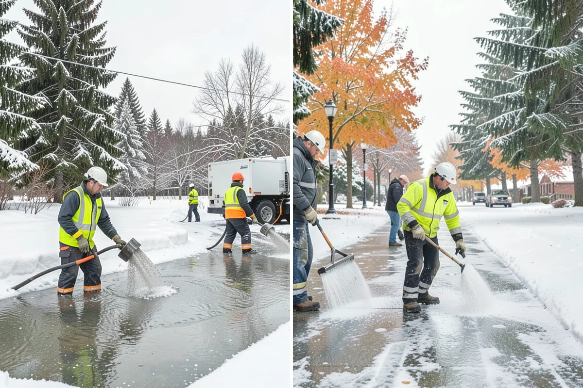 Traction Control Treatment in Burlington, Skagit County, WA - Identify the highest-risk pedestrian and vehicle routes