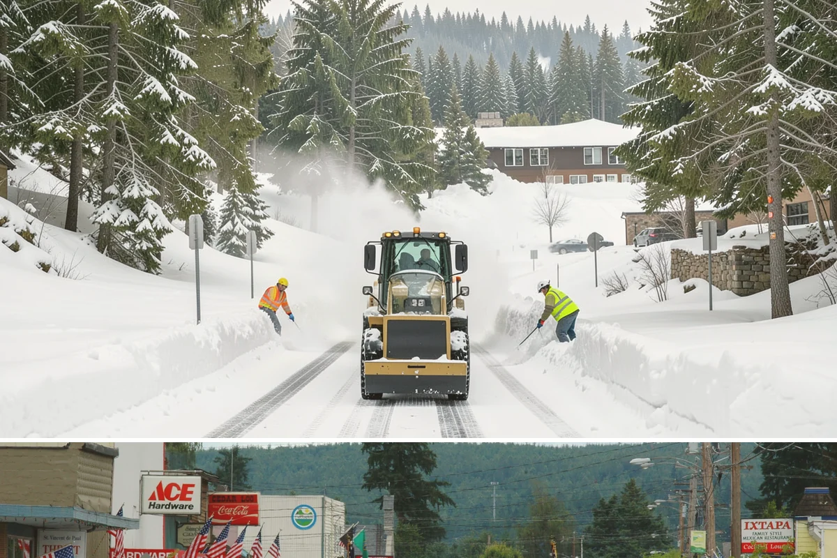 Traction Control Treatment in Carnation, King County, WA - Traction control treatment runs throughout winter, with peak demand during freeze-thaw mornings from December to February.