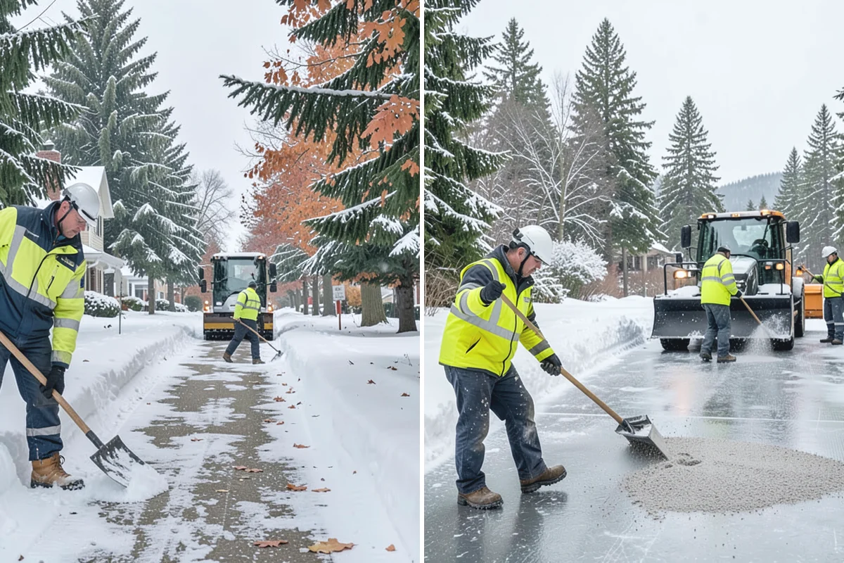 Traction Control Treatment in Coupeville, Island County, WA - Identify the highest-risk pedestrian and vehicle routes