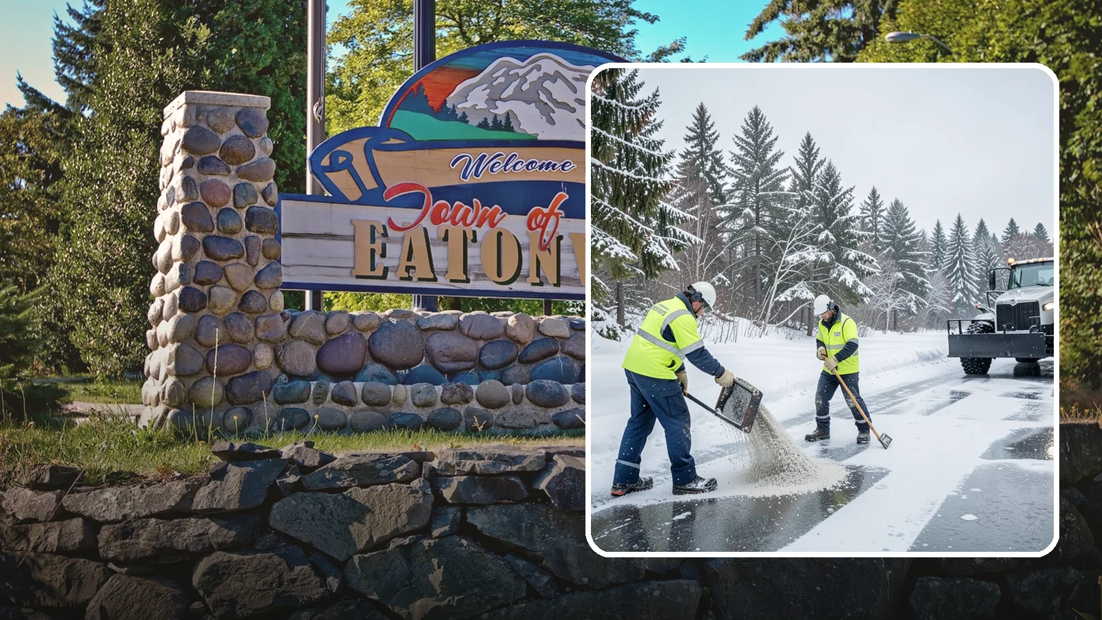 Traction Control Treatment in Eatonville, Pierce County, WA - Traction control treatment combines abrasives and targeted deicer to keep high-risk walking and driving surfaces safe underfoot.