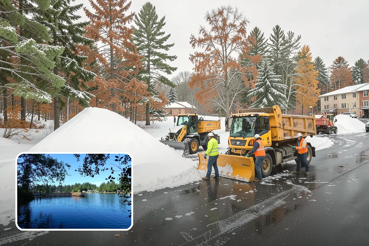 Traction Control Treatment in Federal Way, King County, WA - Combines instant abrasive grip with gradual chemical melting