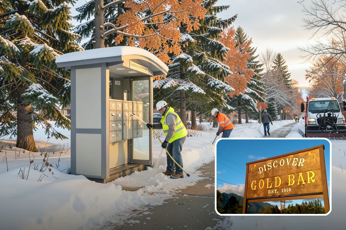 Traction Control Treatment in Gold Bar, Snohomish County, WA - Combines instant abrasive grip with gradual chemical melting