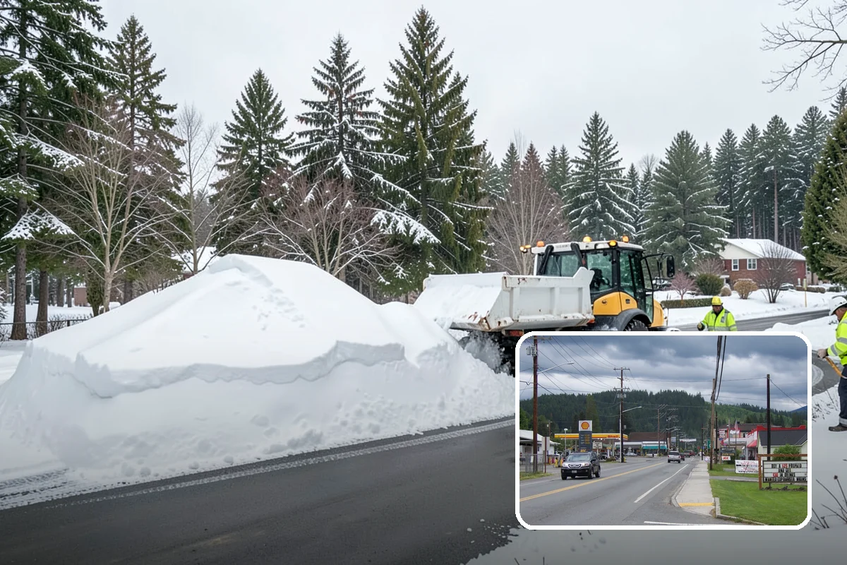 Traction Control Treatment in Granite Falls, Snohomish County, WA - Combines instant abrasive grip with gradual chemical melting