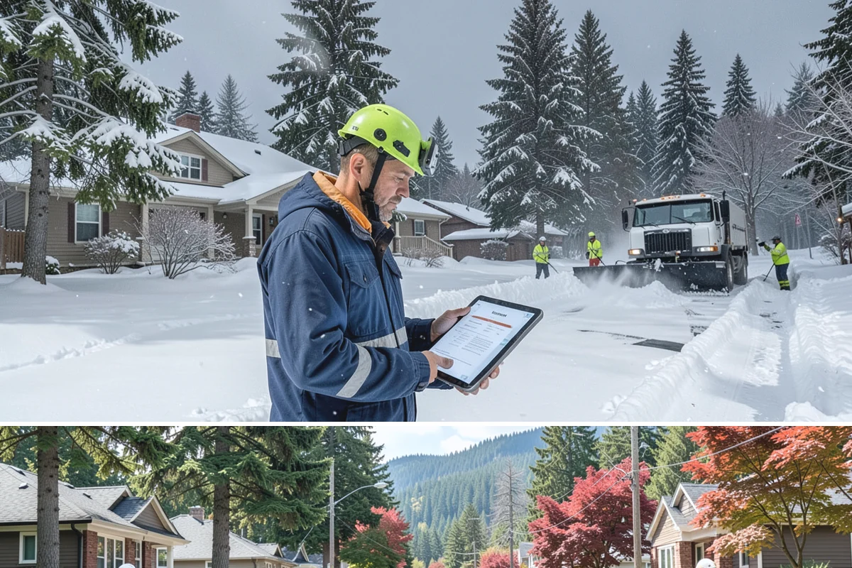 Traction Control Treatment in Hunts Point, King County, WA - Traction control treatment runs throughout winter, with peak demand during freeze-thaw mornings from December to February.