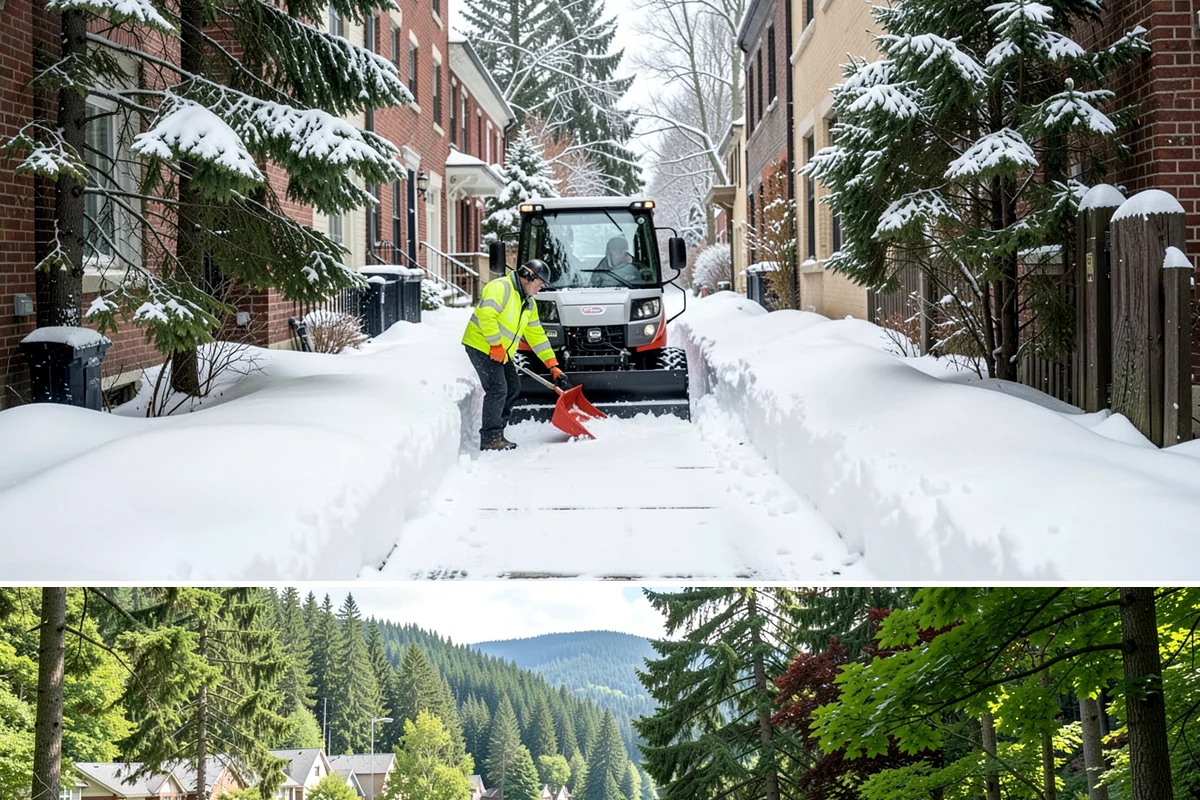 Traction Control Treatment in Lake Forest Park, King County, WA - Traction control treatment runs throughout winter, with peak demand during freeze-thaw mornings from December to February.