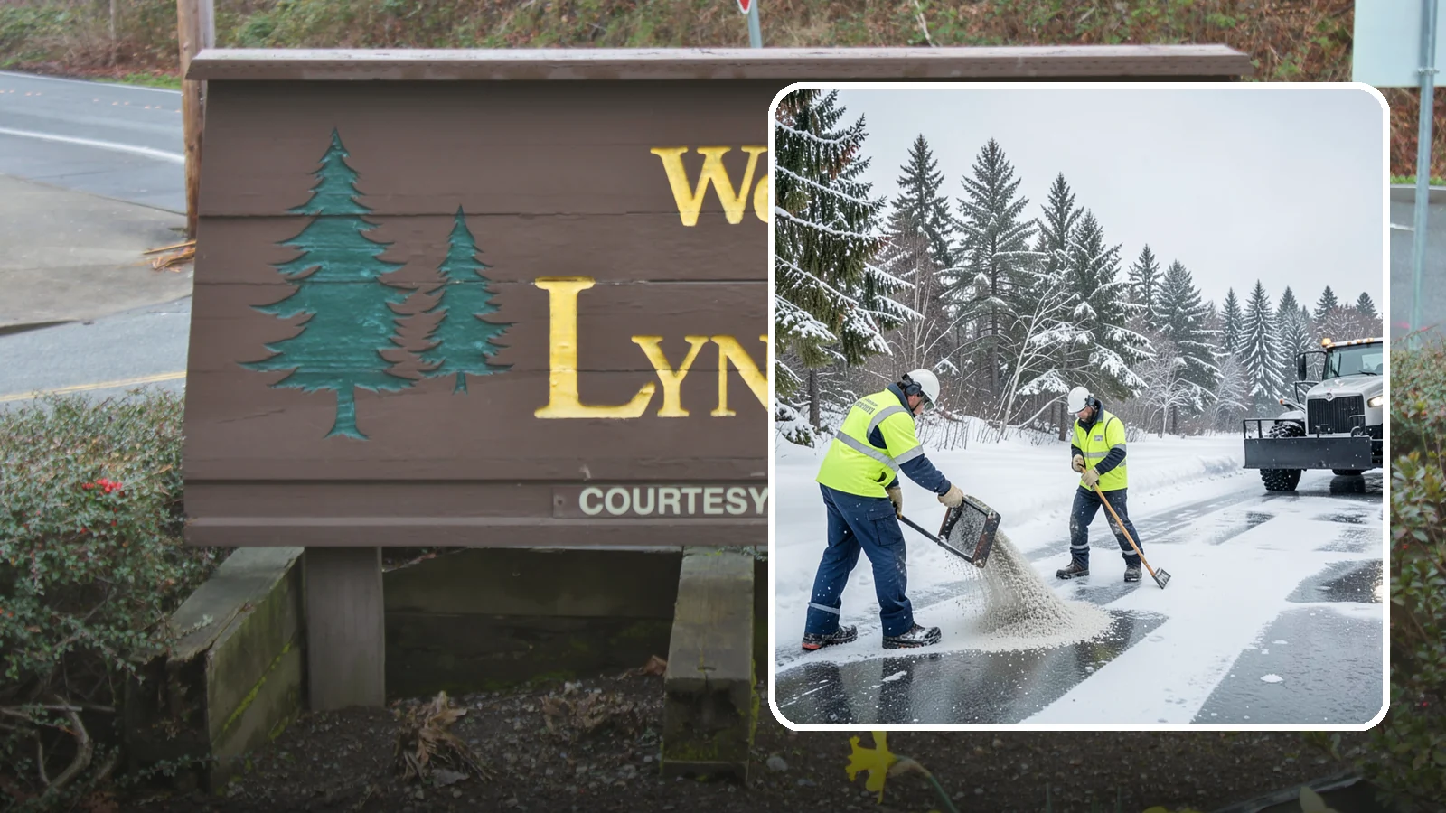 Traction Control Treatment in Lynnwood, Snohomish County, WA - Traction control treatment combines abrasives and targeted deicer to keep high-risk walking and driving surfaces safe underfoot.