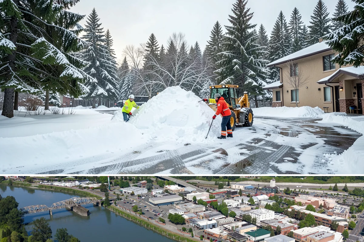 Traction Control Treatment in Mount Vernon, Skagit County, WA - Traction control treatment runs throughout winter, with peak demand during freeze-thaw mornings from December to February.