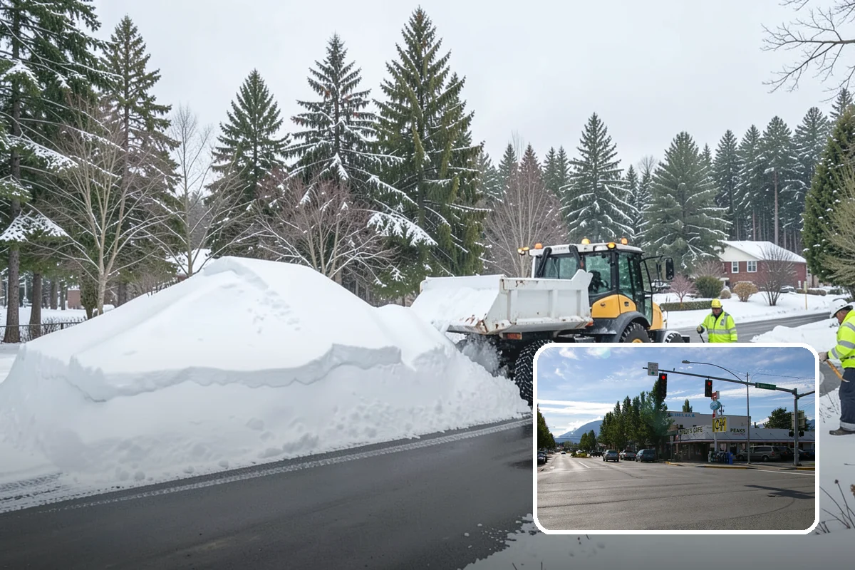 Traction Control Treatment in North Bend, King County, WA - Combines instant abrasive grip with gradual chemical melting