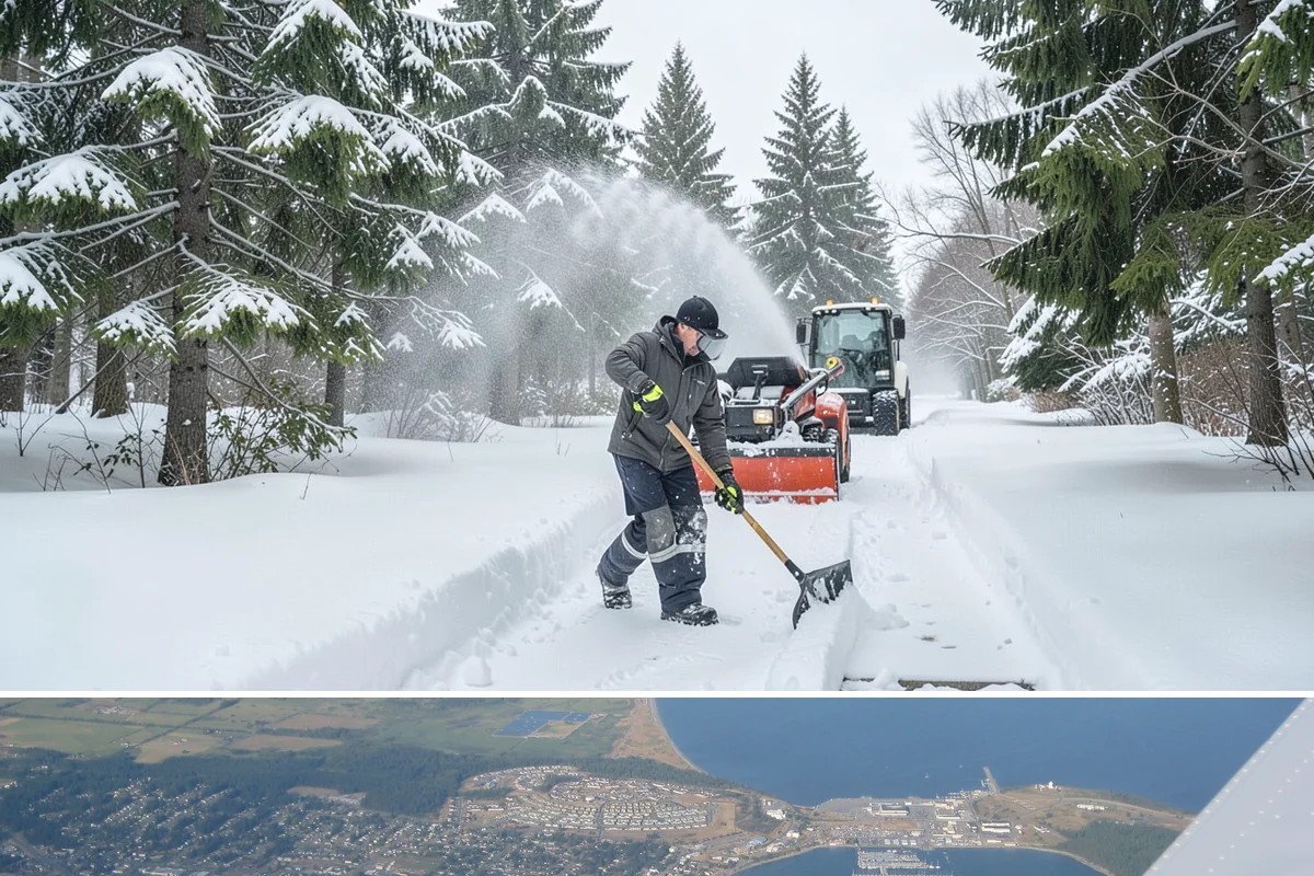 Traction Control Treatment in Oak Harbor, Island County, WA - Traction control treatment runs throughout winter, with peak demand during freeze-thaw mornings from December to February.