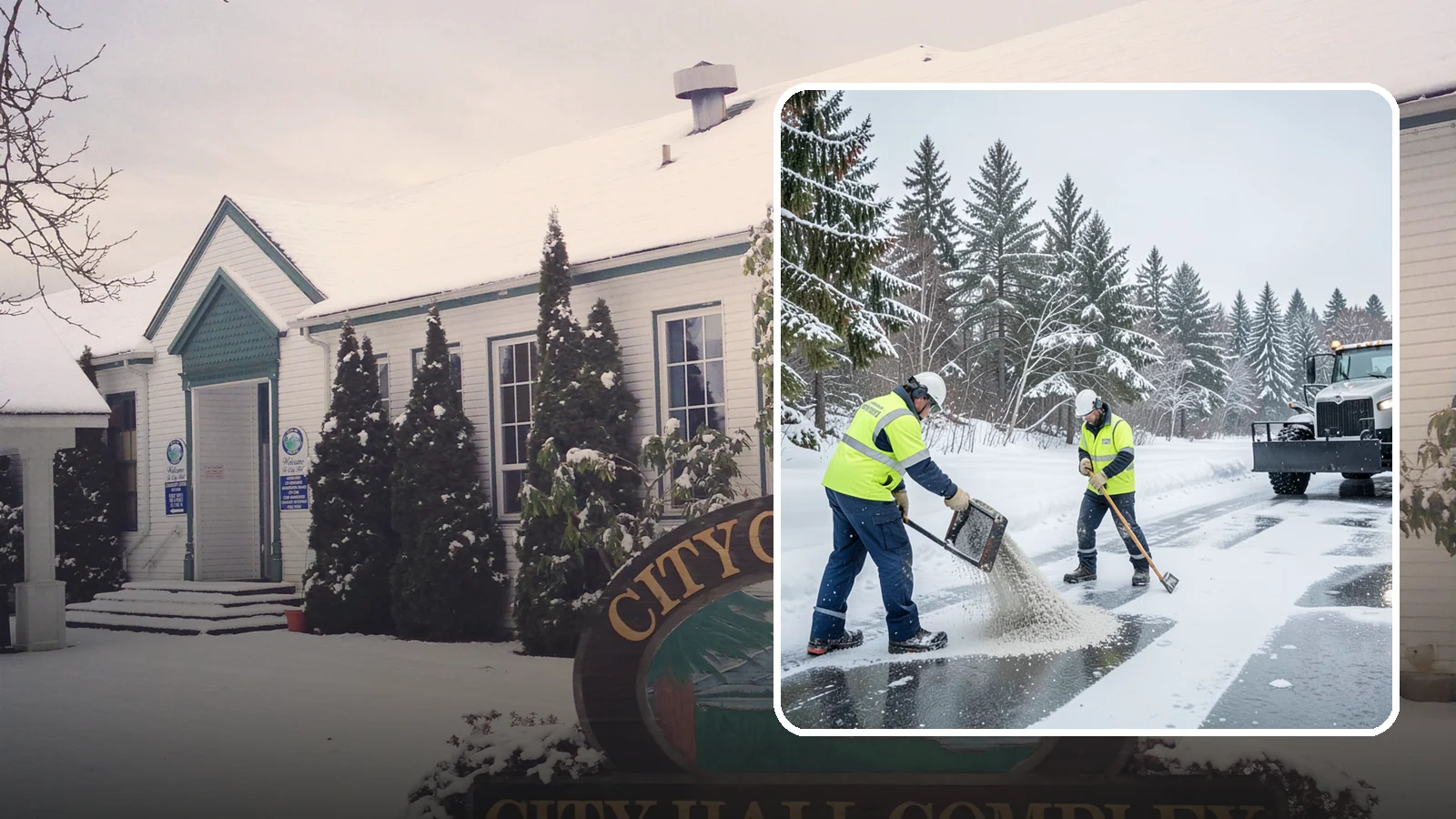 Traction Control Treatment in Pacific, King County, WA - Traction control treatment combines abrasives and targeted deicer to keep high-risk walking and driving surfaces safe underfoot.