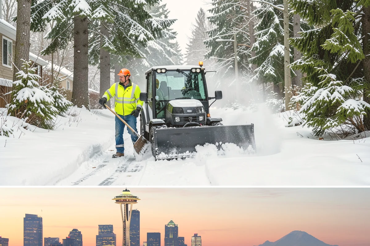 Traction Control Treatment in Seattle, King County, WA - Traction control treatment runs throughout winter, with peak demand during freeze-thaw mornings from December to February.