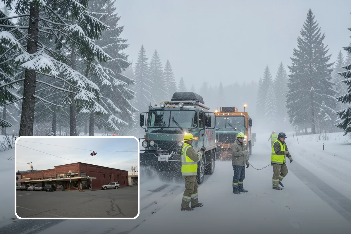 Traction Control Treatment in Sedro-Woolley, Skagit County, WA - Combines instant abrasive grip with gradual chemical melting