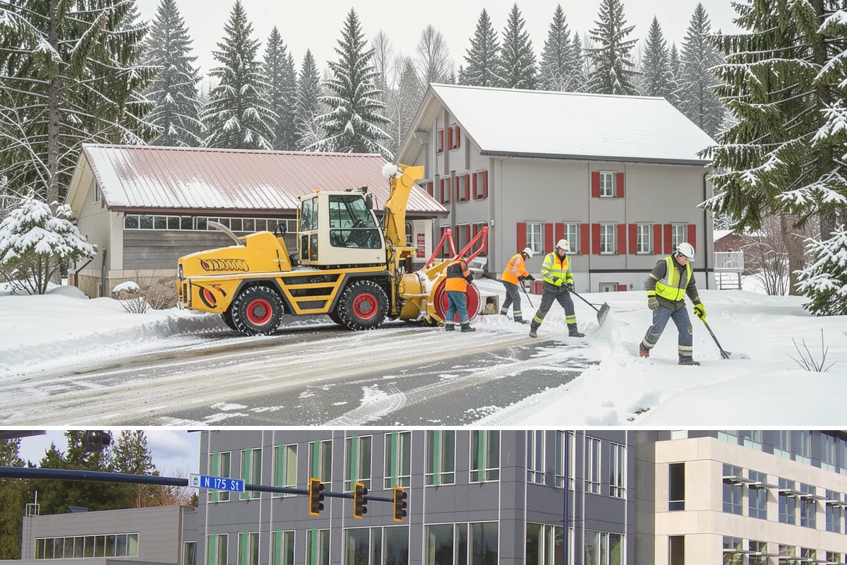 Traction Control Treatment in Shoreline, King County, WA - Traction control treatment runs throughout winter, with peak demand during freeze-thaw mornings from December to February.