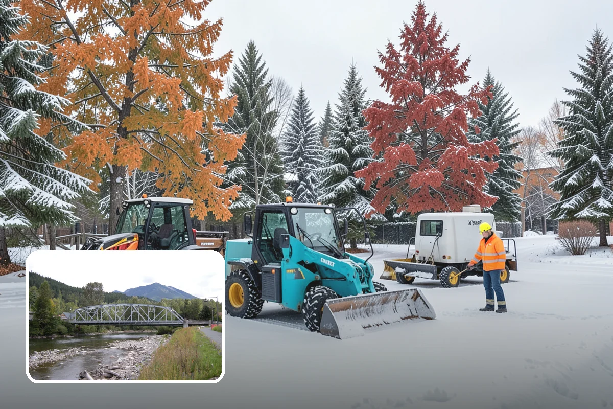 Traction Control Treatment in Skykomish, King County, WA - Combines instant abrasive grip with gradual chemical melting