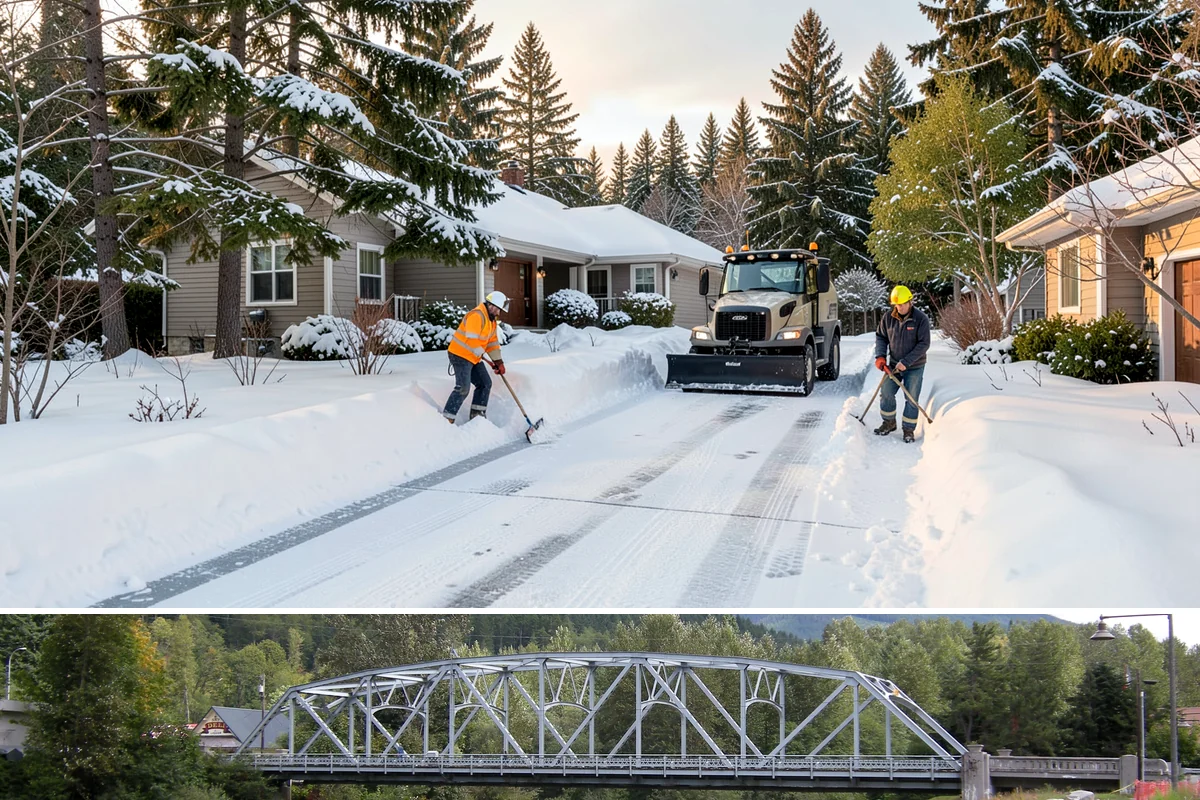 Traction Control Treatment in Skykomish, King County, WA - Traction control treatment runs throughout winter, with peak demand during freeze-thaw mornings from December to February.