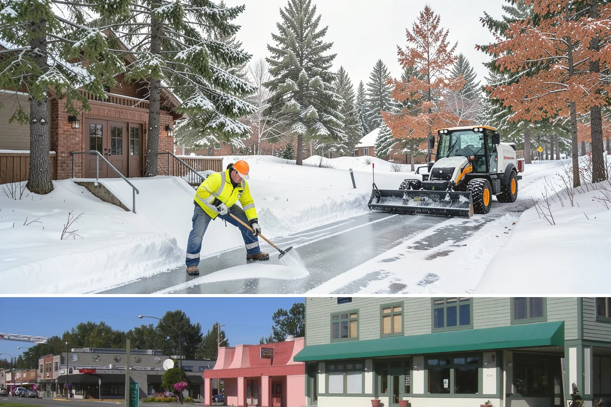 Traction Control Treatment in Snoqualmie, King County, WA - Traction control treatment runs throughout winter, with peak demand during freeze-thaw mornings from December to February.
