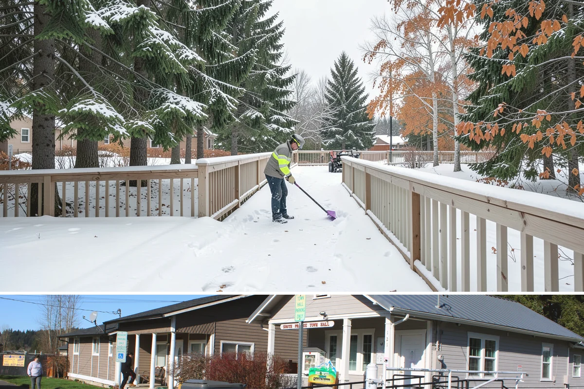 Traction Control Treatment in South Prairie, Pierce County, WA - Traction control treatment runs throughout winter, with peak demand during freeze-thaw mornings from December to February.